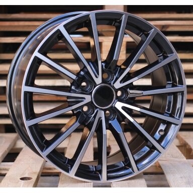 R17x7.5  5X112  ET  42  66.5  B5246  Black Polished (MB)  For AUD  (R+P)