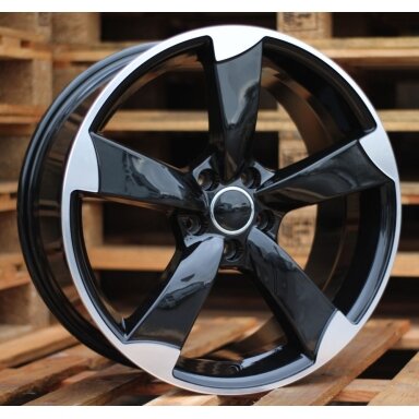 R17x7.5 5X112 ET 45 66.5 BK217 Black Polished (MB) For AUD (K2) R17x7.5 5X112 ET 45 66.5 BK217 Black Polished (MB) For AUD (K2)