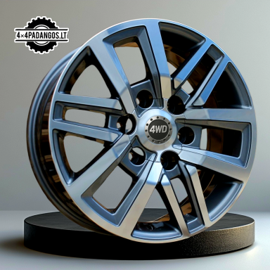 R17x7.5  6X139.7  ET  25  106.1  B1155  (A361/BY1155)  Grey Polished (MG)  For TOYOT  (R+P)  (4x4)