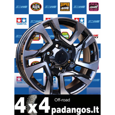 R17x7.5 6X139.7 ET 25 106.1 B1704 Black Polished (MB) For 4X4 (Z1+Z3) (New TOYOTA) R17x7.5 6X139.7 ET 25 106.1 B1704 Black Polished (MB) For 4X4 (Z1+Z3) (New TOYOTA)