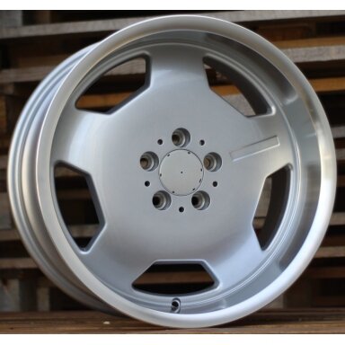 R17x8 5X112 ET 33 66.6 BK632 Silver+Polished Lip (SP) For MER (R) (MONOBLOCK Style) R17x8 5X112 ET 33 66.6 BK632 Silver+Polished Lip (SP) For MER (R) (MONOBLOCK Style)