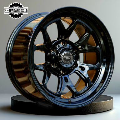 R17x9  5X127  ET  M6  78.1  B1106  Black Half Matt (BLHM)  For 4X4  (R)