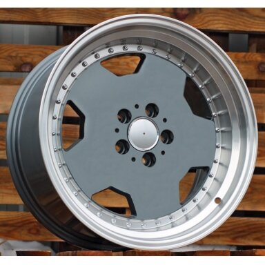 R17x9.5  5X112  ET  25  66.6  B5852  (BY1781)  Graphite+Polished Lip (GRPL)  For MER  (Z1)  (MONOBLOCK Style)