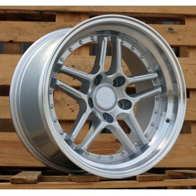R17x9.5  5X120  ET  20  74.1  A5863  Silver+Polished Lip (SP)  For BMW  (P)  (Rear+Front)
