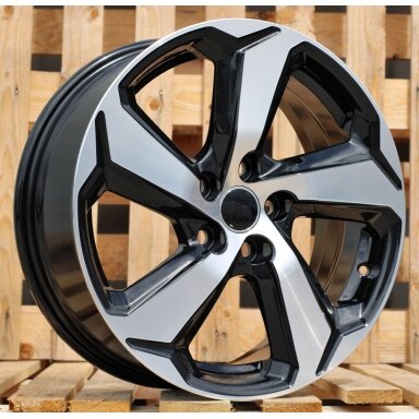 R18x7  5X114.3  ET  35  60.1  B1013  Black Polished (MB)  For TOYOT  (P)  (Rav4)