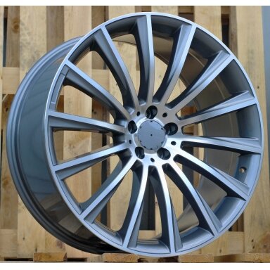 R18x7.5 5X112 ET 44 66.6 B1048 Grey Polished+Powder Coating (MGPC) For MER (P2) (Rear+Front) R18x7.5 5X112 ET 44 66.6 B1048 Grey Polished+Powder Coating (MGPC) For MER (P2) (Rear+Front)