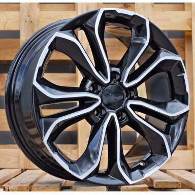 R18x7.5 5X114.3 ET 45 64.1 B5961 Black Polished (MB) For HOND (K2) R18x7.5 5X114.3 ET 45 64.1 B5961 Black Polished (MB) For HOND (K2)