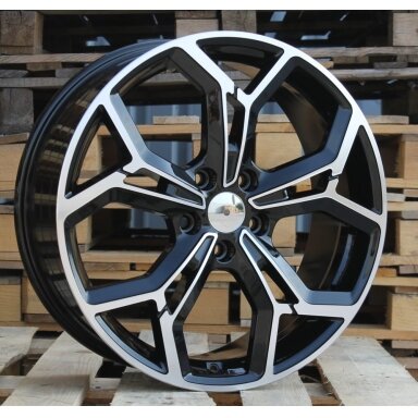 R18x7.5 5X114.3 ET 51 67.1 FE190 Black Polished (MB) For KIA (Z5+P) R18x7.5 5X114.3 ET 51 67.1 FE190 Black Polished (MB) For KIA (Z5+P)