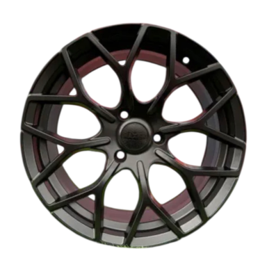 R18x8  4X100  ET  30  60.1  B1449  Black Half Matt (BLHM)  For SMART  (P+P2)  (HAXER Front+Rear)