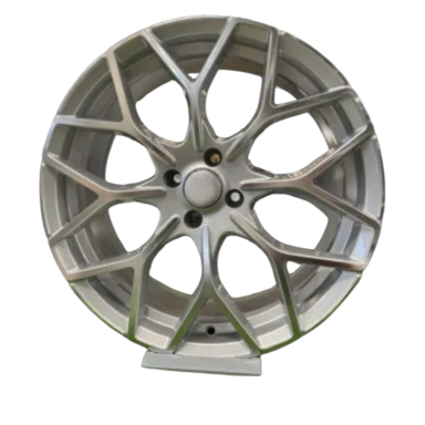 R18x8  4X100  ET  30  60.1  B1449  Polished Silver (MS)  For SMART  (K7)  ( HAXER Front+Rear)
