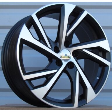 R18x8  5X108  ET  50  63.3  FE183  Black Polished (MB)  For VOLVO  (P)