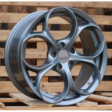 R18x8 5X110 ET 33 65.1 L1664 (1664188002S) Gun Metal (GM) For ALFA (Z5) R18x8 5X110 ET 33 65.1 L1664 (1664188002S) Gun Metal (GM) For ALFA (Z5)