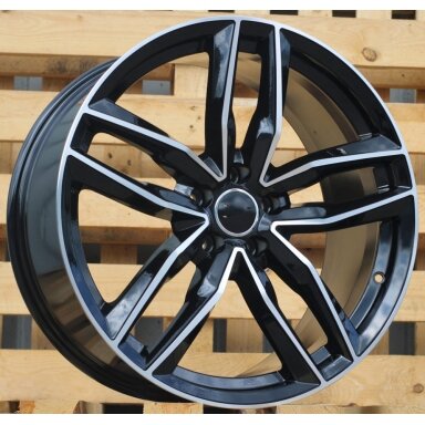 R18x8 5X112 ET 40 66.5 BK690 Black Polished (MB) For AUD (K4) R18x8 5X112 ET 40 66.5 BK690 Black Polished (MB) For AUD (K4)