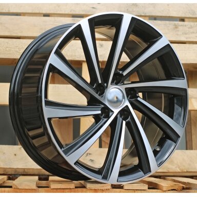 R18x8 5X112 ET 45 57.1 D2403 Black Polished (MB) For SKODA (Z4) (New Model) R18x8 5X112 ET 45 57.1 D2403 Black Polished (MB) For SKODA (Z4) (New Model)