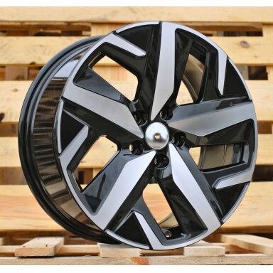 R18x8 5X112 ET 45 57.1 FBX236 Black Polished (MB) For VW (Z5) (HYBRID FORGED) R18x8 5X112 ET 45 57.1 FBX236 Black Polished (MB) For VW (Z5) (HYBRID FORGED)