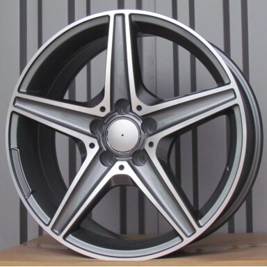 R18x8  5X112  ET  45  66.6  B5052  Grey Polished (MG)  For MER  (K2+Z2)