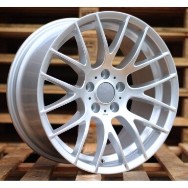 R18x8  5X120  ET  34  72.6  BY956  Silver Shining (SS)  For BMW  (Z3+Z1)  (Rear+Front)
