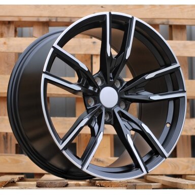 R18x8 5X120 ET 34 72.6 I5478 Black Polished Half Matt (MBHM) For BMW (P1) (Rear+Front) R18x8 5X120 ET 34 72.6 I5478 Black Polished Half Matt (MBHM) For BMW (P1) (Rear+Front)