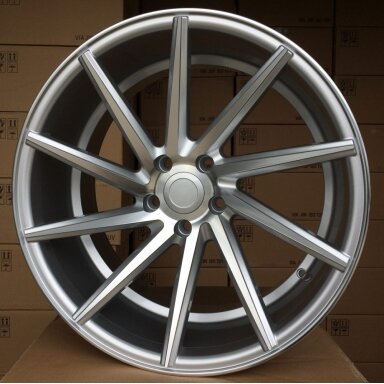 R18x8 5X120 ET 35 72.6 B1058 Polished Silver (MS) For RACIN (Z2) Vossen Style R18x8 5X120 ET 35 72.6 B1058 Polished Silver (MS) For RACIN (Z2) Vossen Style