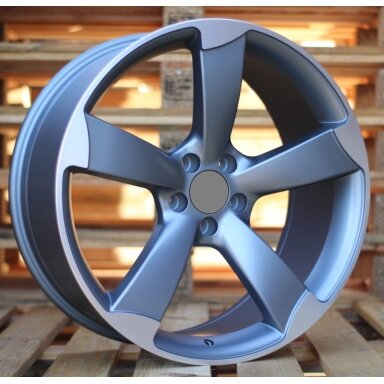 R18x8.5 5X112 ET 29 66.5 BK217 (BY939) Grey Polished Half Matt (MGHM) For AUD (P+Z3+Z1) R18x8.5 5X112 ET 29 66.5 BK217 (BY939) Grey Polished Half Matt (MGHM) For AUD (P+Z3+Z1)