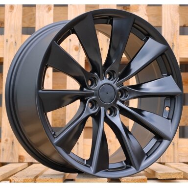 R18x8.5  5X114.3  ET  40  64.1  3S209  Black Half Matt (BLHM)  For TESLA  (K2+P)  (HYBRID FORGED (Model 3))