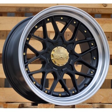 R18x9 10X120/112 ET 35 72.6 HX025 (HX025) Black Half Matt+Polished Lip (BLHMPL) For HAXER (Z1) (Rear+Front) R18x9 10X120/112 ET 35 72.6 HX025 (HX025) Black Half Matt+Polished Lip (BLHMPL) For HAXER (Z1) (Rear+Front)