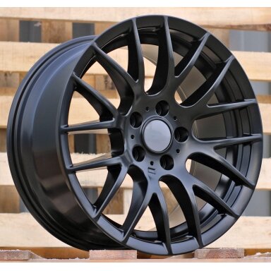 R18x9  5X120  ET  38  72.6  BY956  Black Half Matt (BLHM)  For BMW  (P+Z2)  (Rear+Front)