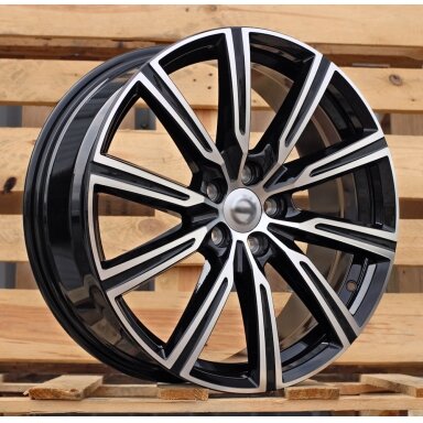 R19x7.5 5X108 ET 51 63.4 F0084 (TL0084NW) Black Polished (MB) For VOLVO (P1) R19x7.5 5X108 ET 51 63.4 F0084 (TL0084NW) Black Polished (MB) For VOLVO (P1)