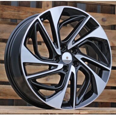 R19x7.5 5X114.3 ET 51 67.1 B5518 Black Polished (MB) For HYUND (P) R19x7.5 5X114.3 ET 51 67.1 B5518 Black Polished (MB) For HYUND (P)