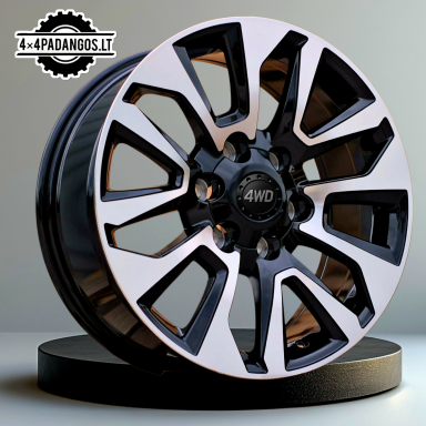 R19x7.5 6X139.7 ET 25 106.1 B1743 Black Polished (MB) For 4X4 (Z1+Z4) (TOYOTA) R19x7.5 6X139.7 ET 25 106.1 B1743 Black Polished (MB) For 4X4 (Z1+Z4) (TOYOTA)