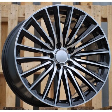 R19x8 5X112 ET 35 66.6 B5909 Black Polished (MB) For MER (P) (New C Class) R19x8 5X112 ET 35 66.6 B5909 Black Polished (MB) For MER (P) (New C Class)