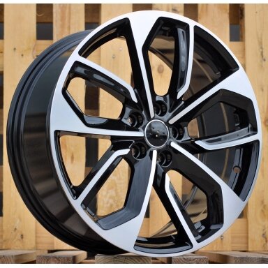 R19x8  5X112  ET  39  66.5  3S5979  Black Polished (MB)  For AUD  (K4+P)  (HYBRID FORGED)