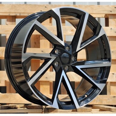 R19x8  5X112  ET  40  57.1  FE181  (IN0262)  Black Polished (MB)  For SKODA  (Z5+P2)