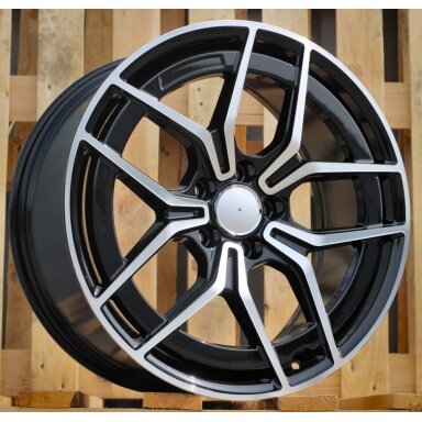 R19x8 5X112 ET 43 66.6 3S1034 Black Polished (MB) For MER (K2+K4) (HYBRID FORGED NEW Model) R19x8 5X112 ET 43 66.6 3S1034 Black Polished (MB) For MER (K2+K4) (HYBRID FORGED NEW Model)
