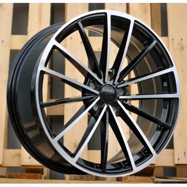 R19x8 5X112 ET 45 57.1 I0383 Black Polished (MB) For VW (K7) R19x8 5X112 ET 45 57.1 I0383 Black Polished (MB) For VW (K7)