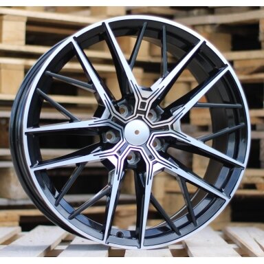 R19x8 5X112 ET 50 66.6 H5080 Black Polished (MB) For BMW (P1) (BMW 1(F40)/ 2(F44)) R19x8 5X112 ET 50 66.6 H5080 Black Polished (MB) For BMW (P1) (BMW 1(F40)/ 2(F44))