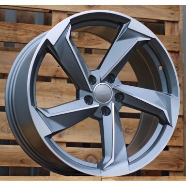 R19x8.5  5X112  ET  35  66.5  B5185  Grey Polished (MG)  For AUD  (K2)