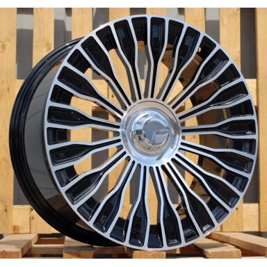 R19x8.5 5X112 ET 36 66.6 I0313 (XF116) Black Polished (MB) For MER (K4) (HYBRID FORGED (Front+Rear)) R19x8.5 5X112 ET 36 66.6 I0313 (XF116) Black Polished (MB) For MER (K4) (HYBRID FORGED (Front+Rear))