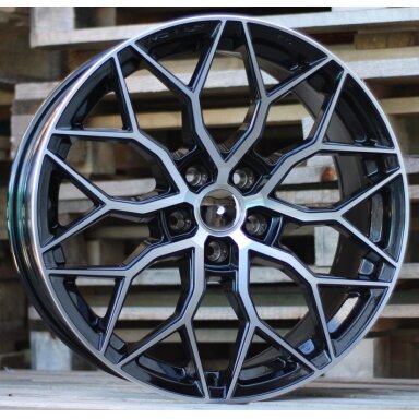 R19x8.5 5X112 ET 40 66.6 H4101 (BY1920) Black Polished (MB) For RACIN (Z3) (Style Vossen) R19x8.5 5X112 ET 40 66.6 H4101 (BY1920) Black Polished (MB) For RACIN (Z3) (Style Vossen)