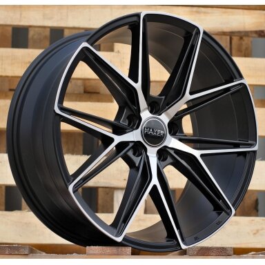 R19x8.5 5X114.3 ET 40 73.1 HX043 Black Polished Half Matt (MBHM) For HAXER (K4) R19x8.5 5X114.3 ET 40 73.1 HX043 Black Polished Half Matt (MBHM) For HAXER (K4)