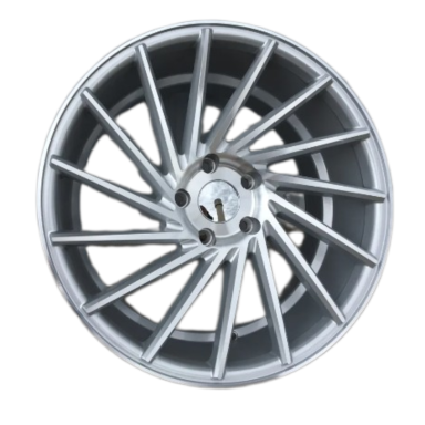 R19x8.5 5X120 ET 33 72.6 LU589 (M7L) Polished Silver (MS) For RACIN (K7) (Style Vossen (Left side) R19x8.5 5X120 ET 33 72.6 LU589 (M7L) Polished Silver (MS) For RACIN (K7) (Style Vossen (Left side)