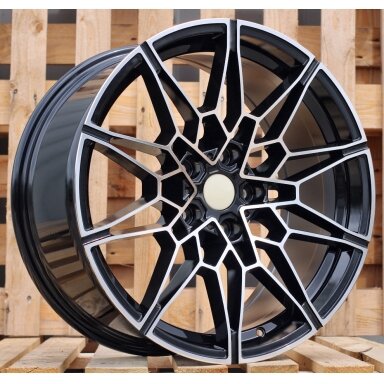 R19x9 5X112 ET 40 66.6 B1674 Black Polished (MB) For BMW (Z3) (Front+Rear) R19x9 5X112 ET 40 66.6 B1674 Black Polished (MB) For BMW (Z3) (Front+Rear)
