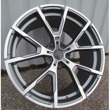 R19x9 5X120 ET 38 72.6 B5601 Grey Polished Half Matt (MGHM) For BMW (K2) R19x9 5X120 ET 38 72.6 B5601 Grey Polished Half Matt (MGHM) For BMW (K2)