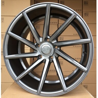 R19x9.5 5X112 ET 38 66.5 B1058 Grey (GR) For RACIN (P2) (LEFT SIDE (Style Vossen)) R19x9.5 5X112 ET 38 66.5 B1058 Grey (GR) For RACIN (P2) (LEFT SIDE (Style Vossen))
