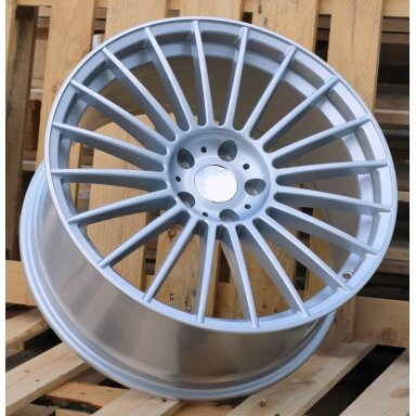 R19x9.5 5X112 ET 39 66.6 IN005 (IN0284) Silver Shining (SS) For BMW (P2) (Rear+Front ALPINA R19x9.5 5X112 ET 39 66.6 IN005 (IN0284) Silver Shining (SS) For BMW (P2) (Rear+Front ALPINA