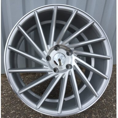 R19x9.5 5X120 ET 38 72.6 LU589 (M7L) Polished Silver (MS) For RACIN (K7) (Style Vossen (Left side) R19x9.5 5X120 ET 38 72.6 LU589 (M7L) Polished Silver (MS) For RACIN (K7) (Style Vossen (Left side)