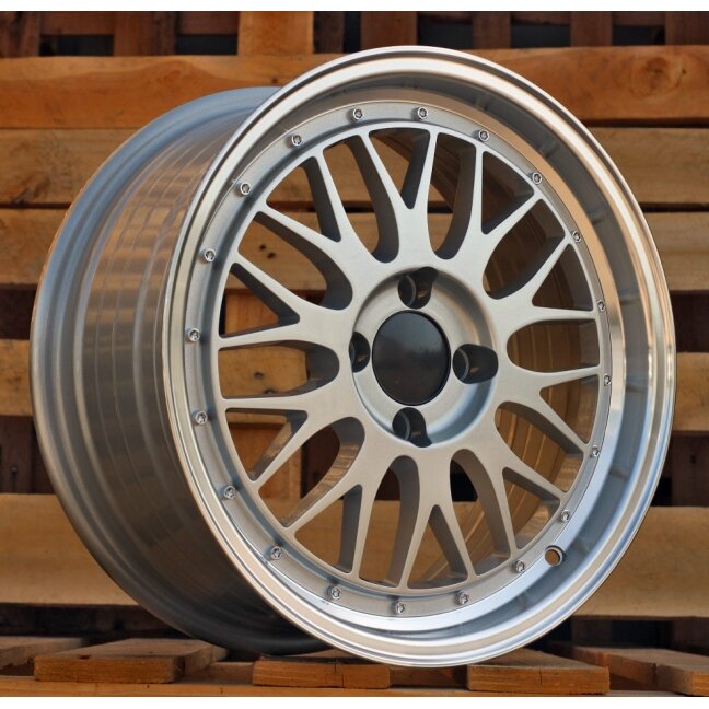 R15x6.5 4X100 ET 35 67.1 A1025 (3S215) Silver+Polished Lip (SP) For RACIN (R) (HYBRID FORGED Style BBS) R15x6.5 4X100 ET 35 67.1 A1025 (3S215) Silver+Polished Lip (SP) For RACIN (R) (HYBRID FORGED Style BBS)