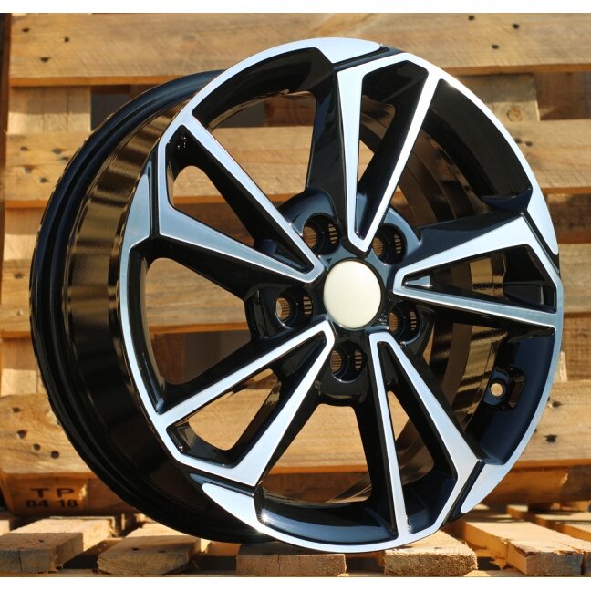R16x6.5 5X114.3 ET 50 67.1 B1134 Black Polished (MB) For KIA (L1) R16x6.5 5X114.3 ET 50 67.1 B1134 Black Polished (MB) For KIA (L1)