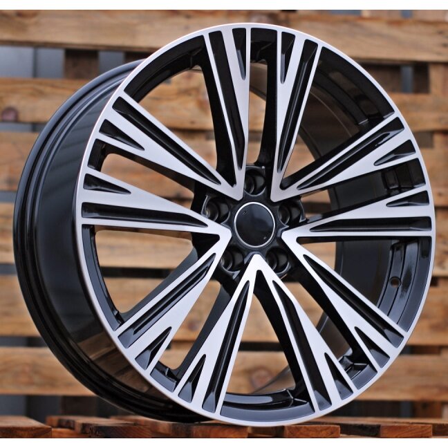 R16x7 5X112 ET 40 66.5 B1424 (FBX045) Black Polished (MB) For AUD (Z5) (HYBRID FORGED) R16x7 5X112 ET 40 66.5 B1424 (FBX045) Black Polished (MB) For AUD (Z5) (HYBRID FORGED)