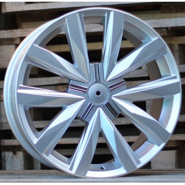 R18x8 5X120 ET 50 65.1 B1351 Silver Shining (SS) For VW (Z2) R18x8 5X120 ET 50 65.1 B1351 Silver Shining (SS) For VW (Z2)